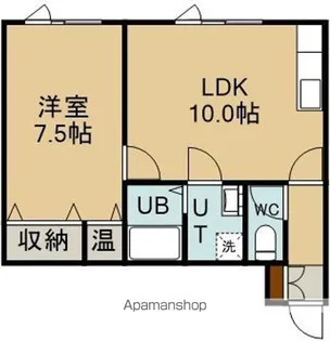エクレールⅠ【2階】の間取り